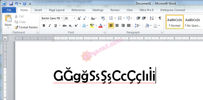 Fontlab ile Font Türkçeleştirme